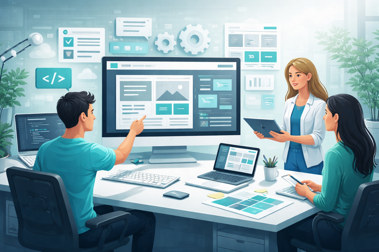 Illustration services Garnier Technologies